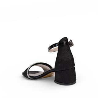 Verlass Filet Sandalet 700 Cırtlı Siyah