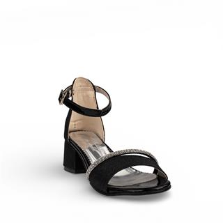 Verlass Filet Sandalet 700 Cırtlı Siyah