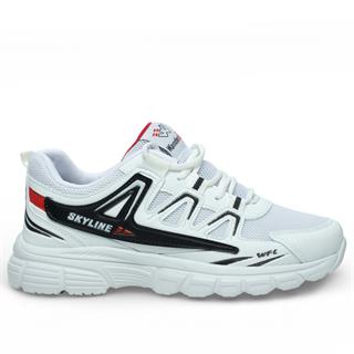 Wanderfull Erkek 4281 Anorak Beyaz Siyah Kırmızı