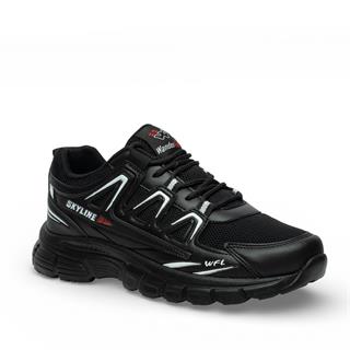 Wanderfull Erkek 4281 Anorak Siyah Beyaz Siyah