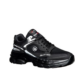 Wanderfull Erkek 4334 Anorak Siyah Beyaz Siyah