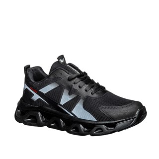 Wanderfull Erkek 4345 Anorak Siyah Beyaz Siyah