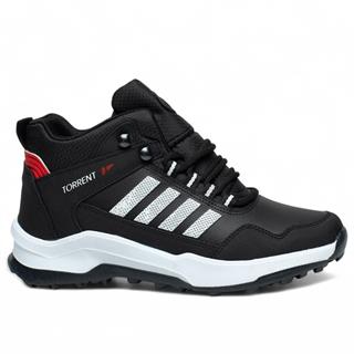 Wanderfull Erkek Basket 4271 Cilt Siyah Beyaz Kırmızı