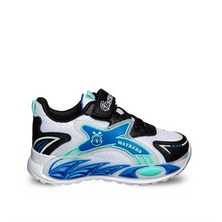 Waykers Patik 2508 Anorak Beyaz Siyah Sax Mavi