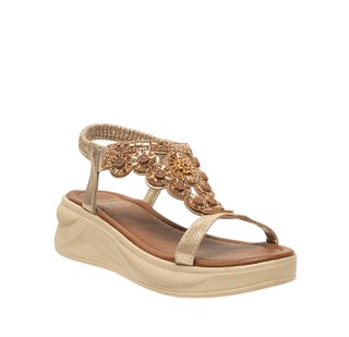 Yes Zenne Sandalet 300 Sultan Altın