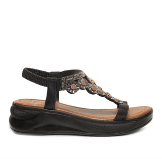 Yes Zenne Sandalet 300 Sultan Siyah