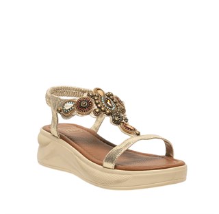 Yes Zenne Sandalet 302 Sultan Altın