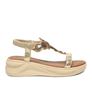 Yes Zenne Sandalet 302 Sultan Altın