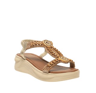 Yes Zenne Sandalet 303 Sultan Altın