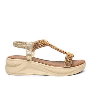 Yes Zenne Sandalet 303 Sultan Altın