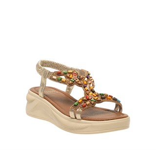 Yes Zenne Sandalet 304 Sultan Altın
