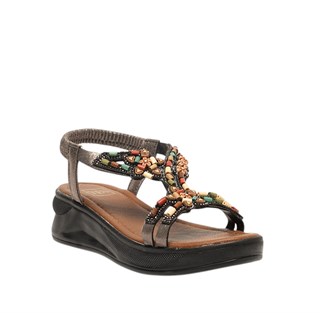 Yes Zenne Sandalet 304 Sultan Platin