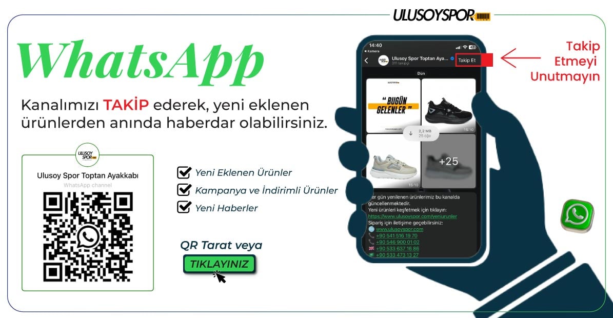 ulusoy spor toptan ayakkabı Whatsapp Kanal