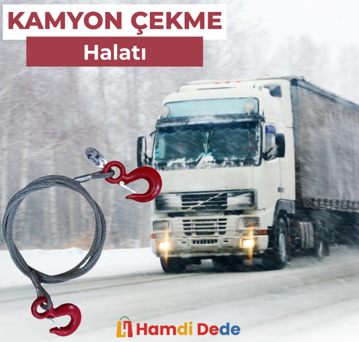 5MT KAMYON ÇEKME HALATI (12MM  6X19 ÇELİK ÖZLÜ GALVENİZ HALAT)
