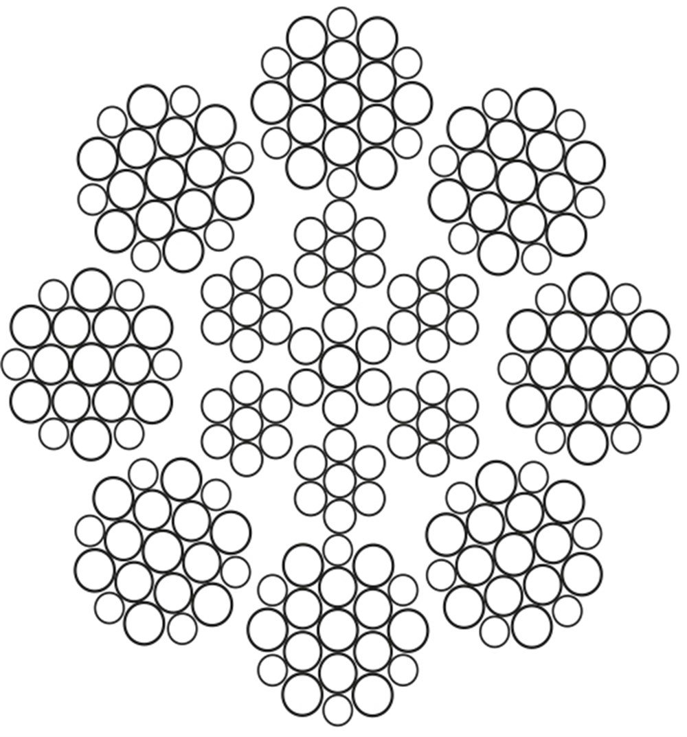 7X19 Yumuşak Krom Halat 316