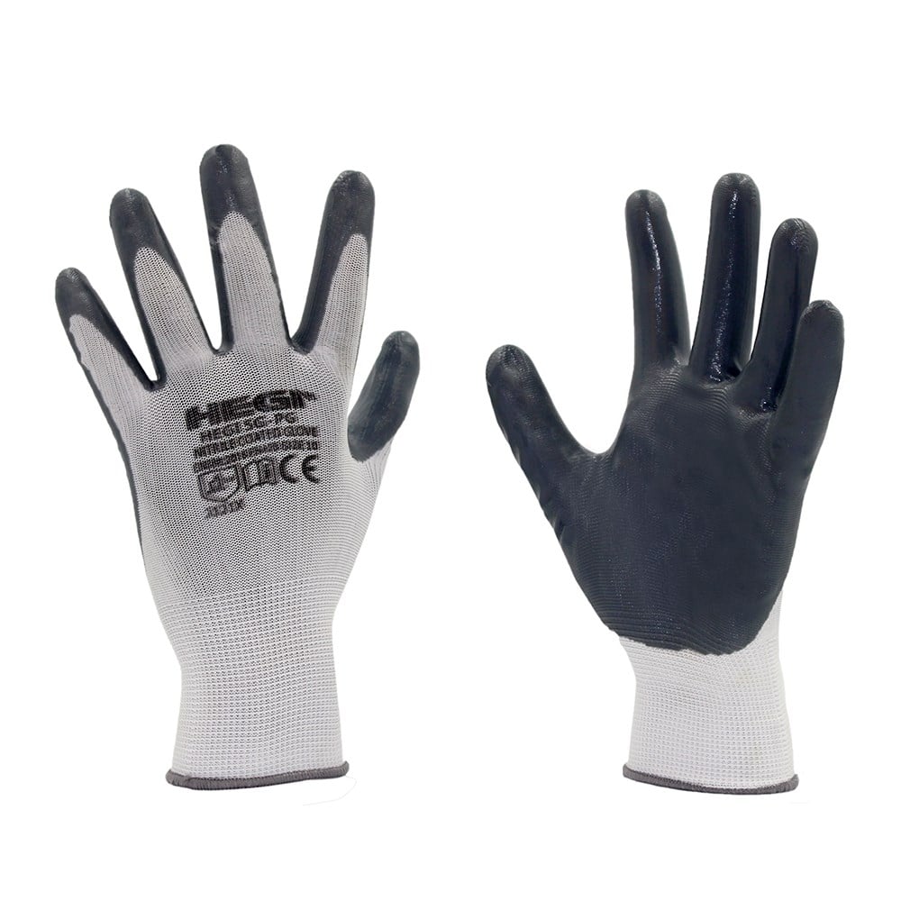 Hegi SG-PG Nitril Kaplı Polyester Eldiven