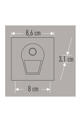 Cata CT-5170B 1w Sensörlü Fotoselli Koridor Armatürü 6400K Beyaz