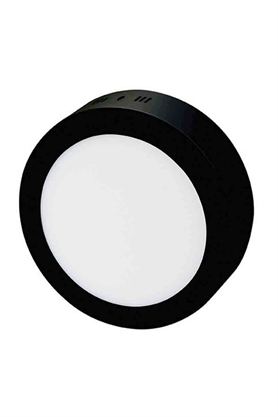 Cata CT-5235B 18w Sıva Üstü Siyah Yuvarlak Led Panel 6500K Beyaz