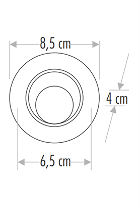 Cata CT-5252B 7w Saten Kasa Akik Cob Led Spot Armatür 6400K Beyaz