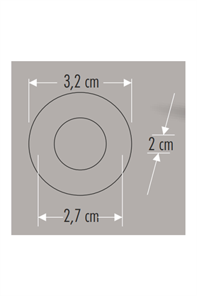 Cata CT-5270G 1,5w Power Ledli Yıldız Spot Armatür 3200K Günışığı