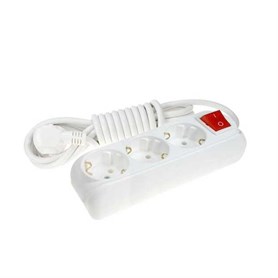 Almera 3lü Anahtarlı Topraklı Priz 2 Mt.