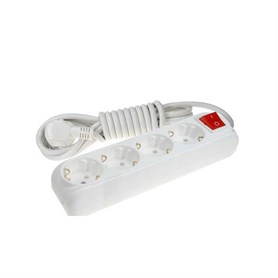 Almera 4lü Anahtarlı Topraklı Priz 3 Mt.