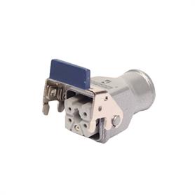 Emas EBM05PU36 Metal 5 Kontak Uzatma Tipi Priz 10A Üstten Girişli 1 Metal Mandallı