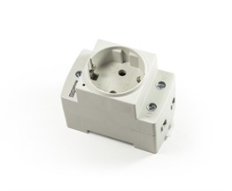 Emas EPREU2GL 2P+E Ray Tipi Priz 16A Gri LED li