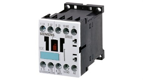 Siemens 3RT1015-1AP01 Sirius Kontaktör, 3 Kutuplu, 7 A, 3 kW, Bobin Gerilimi: 230 V ac