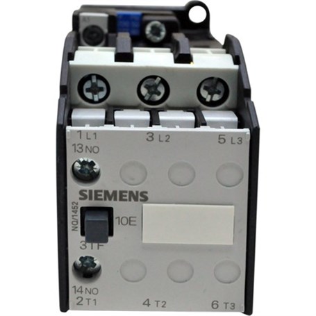 Siemens 3TF4111-0AP0 5.5Kw; 12A; Üç Fazlı; Güç Kontaktörü; 230V Ac; 1No+1Nc; Boy 0