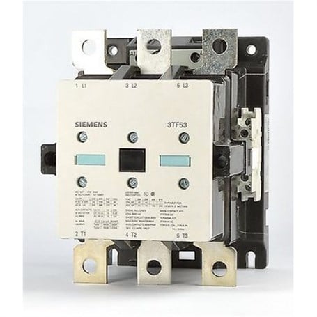 Siemens 3TF5322-0AP0 110Kw; 205A; Üç Fazlı; Güç Kontaktörü; 230V Ac; 2No+2Nc; Boy 8
