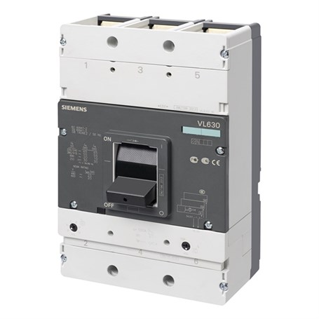 Siemens 3VL5750-1DC36-0AA0 Kompakt Tip Termik Manyetik Güç Şalteri; VL630; 55Ka; 400-500A;