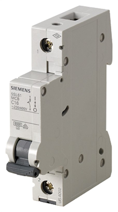 Siemens 5SL6110-7YA 10A; 1 FAZLI; 5SL Classic Anahtarlı Otomatik Sigorta; 6kA; C Tipi; Yavaş Karakterli