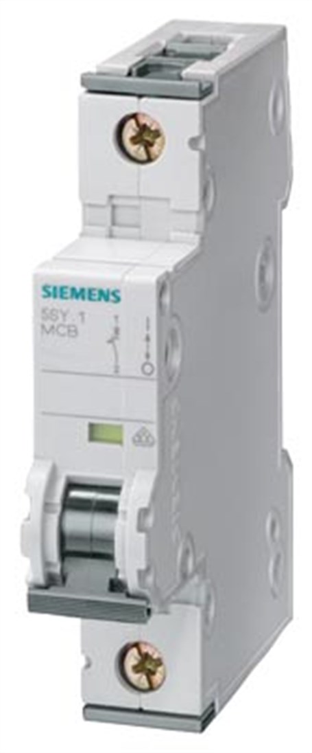 Siemens 5SY4120-6 20A; 1 FAZLI; 70mm Otomat; Anahtarlı Otomatik Sigorta; 10kA; B Tipi;