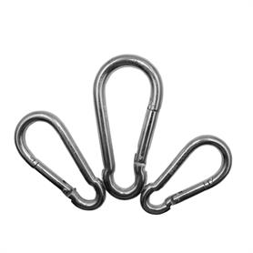 Galvanizli Karabina Yaylı 6 X 60 MM Hamak Askı Salıncak Kancası