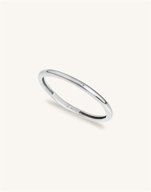 Özel Tasarım 0,50 Micron Plated Wedding Ring