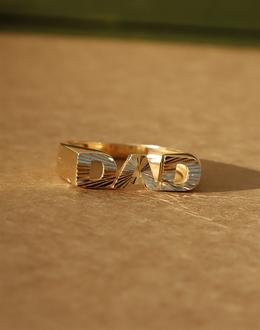 Özel Tasarım Shiny Family Gang Ring