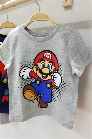 Mario Baskılı Tişört