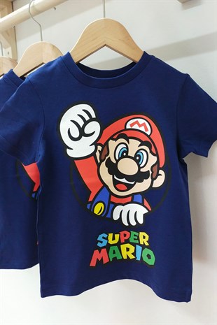 Super Mario Baskılı Tişört