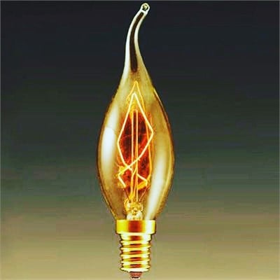 25W RUSTİK HALOJEN KIVRIK AMPUL E14 