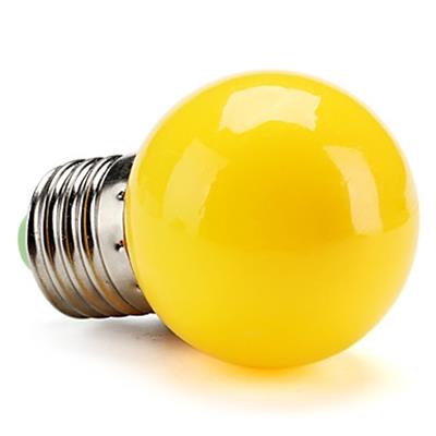 LED GECE RENKLİ 1W E27 SARI