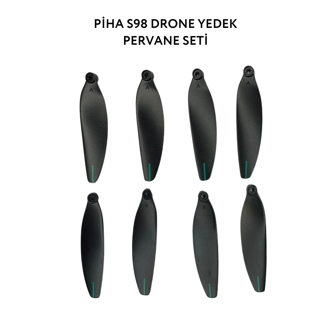 Piha S98 Drone Yedek Pervane Seti (8 Adet)