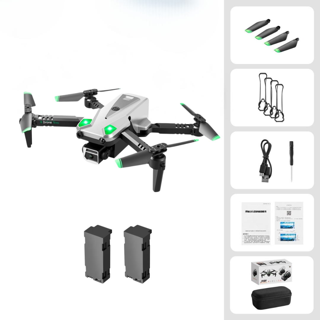 S125 Mini Drone 2 Batarya İle 20 Dakika Uçuş Süresi Wİ-FI 720P HD ÇİFT KAMERALI DRONE