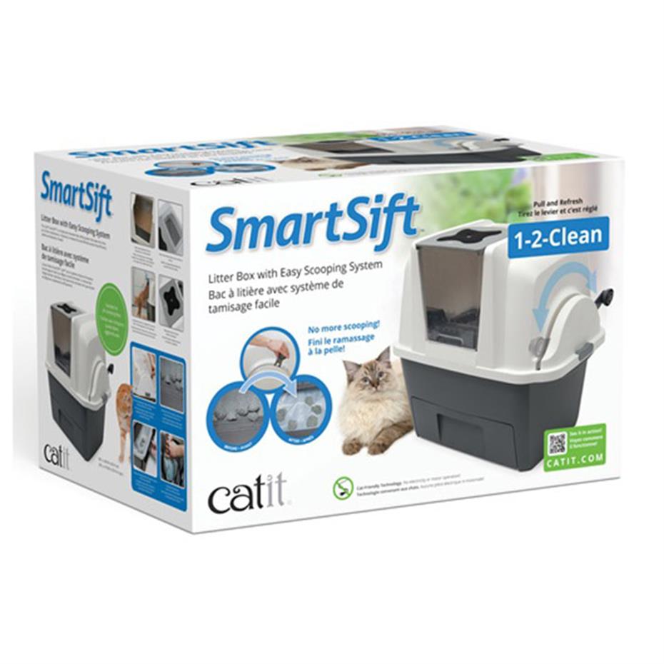 Catit SmartSift Otomatik Kedi Tuvalet İstasyonu 66x48x63cm | petgross.com.tr