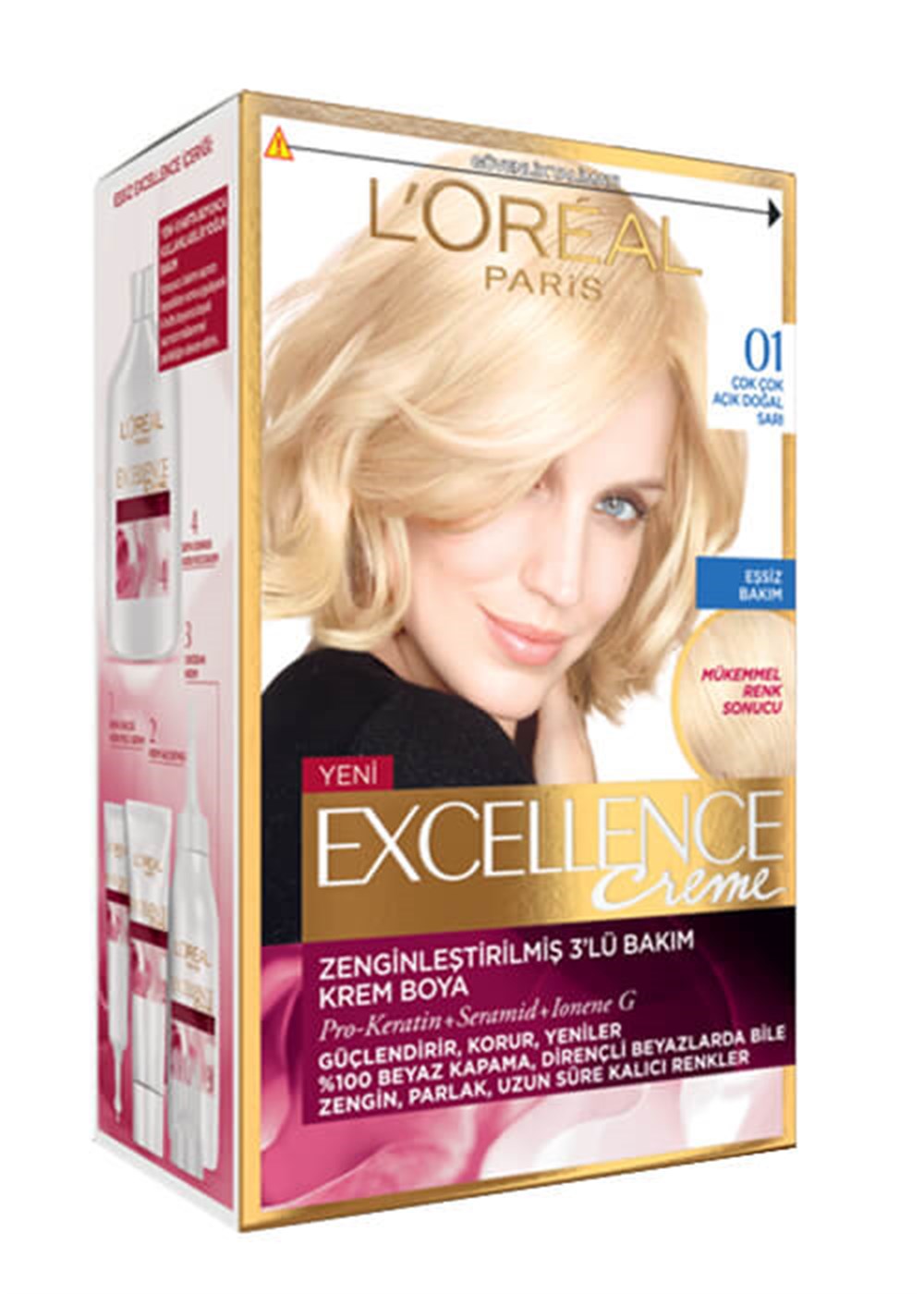 Loreal Paris Saç Boyası Excellence creme 0.1 Blonde Sup Dogal | Netegir.com