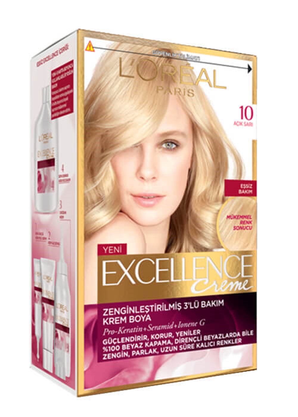 Loreal Paris Saç Boyası Excellence creme 10 Acık Sarı | Netegir.com