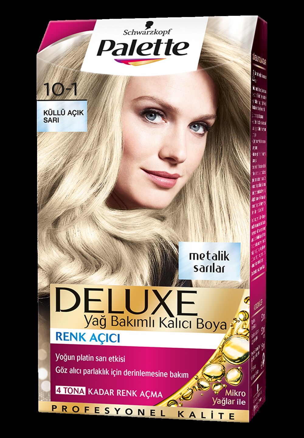 Palette Deluxe Saç Boyası 10-1 Küllü açık sarı | Netegir.com