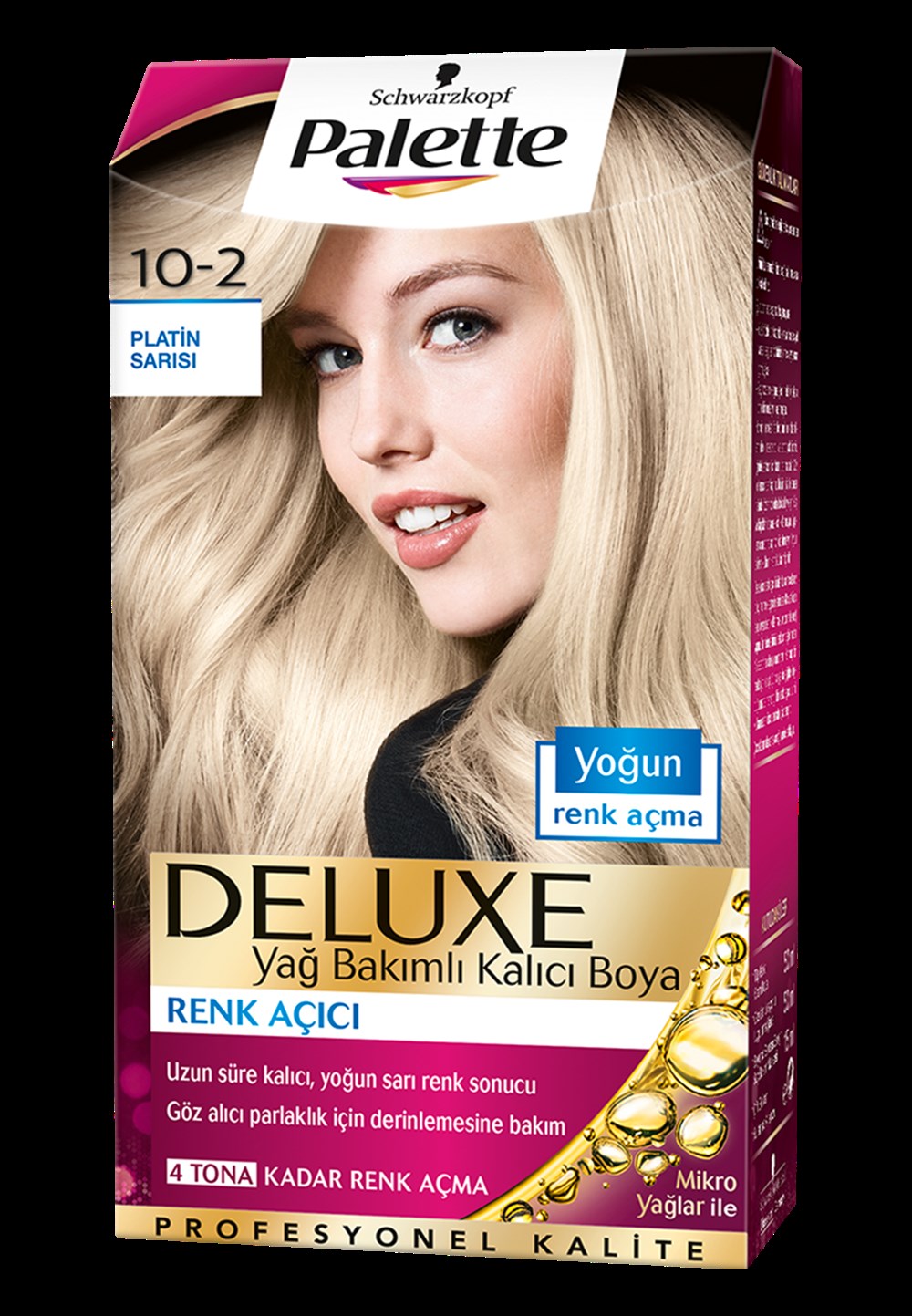 Palette Deluxe Saç Boyası 10-2 Platın Sarısı | Netegir.com