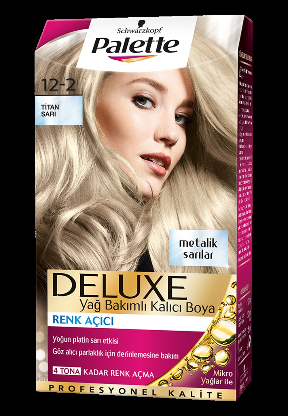 Palette Deluxe Saç Boyası 12-2 Tıtan Sarı | Netegir.com
