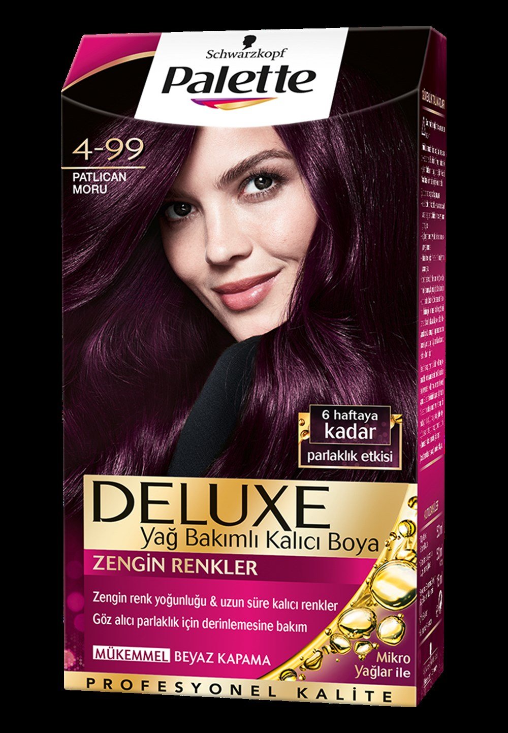 Palette Deluxe Saç Boyası 4-99 Patlıcan Moru | Netegir.com